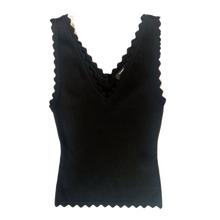 Load image into Gallery viewer, Scallop Edge Sweater Tank