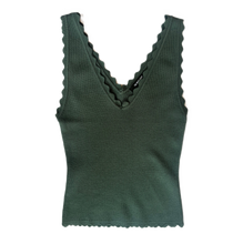 Load image into Gallery viewer, Scallop Edge Sweater Tank