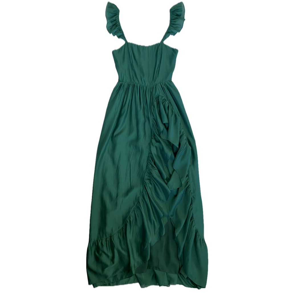 Cordelia Ruffle Slit Dress