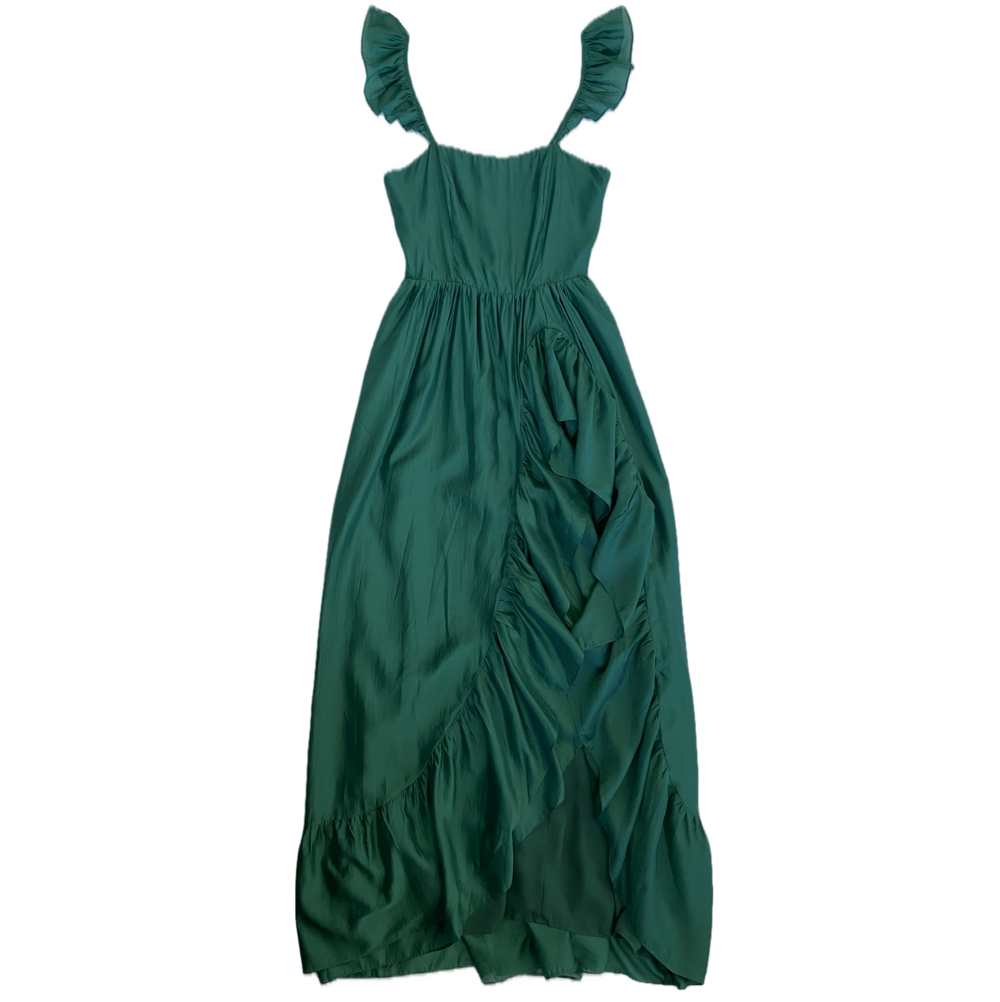 Cordelia Ruffle Slit Dress