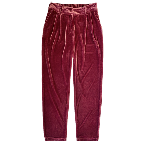 Cece Velvet Cigarette Pant