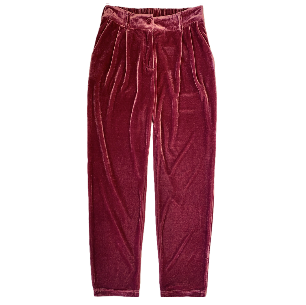 Cece Velvet Cigarette Pant