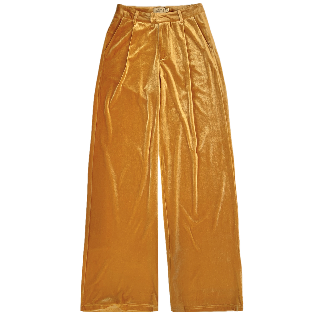 Audrey Wide Leg Velvet Pant