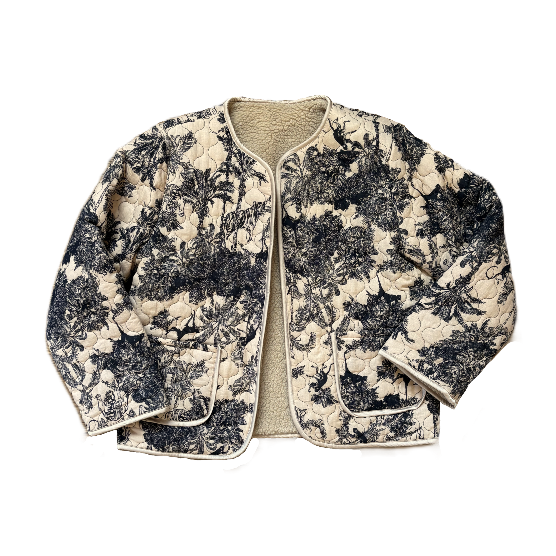 Amaryllis Reversible Quilt Jacket