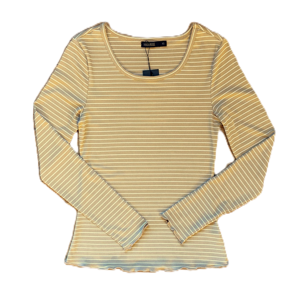 Long Sleeve Ribbed Tee