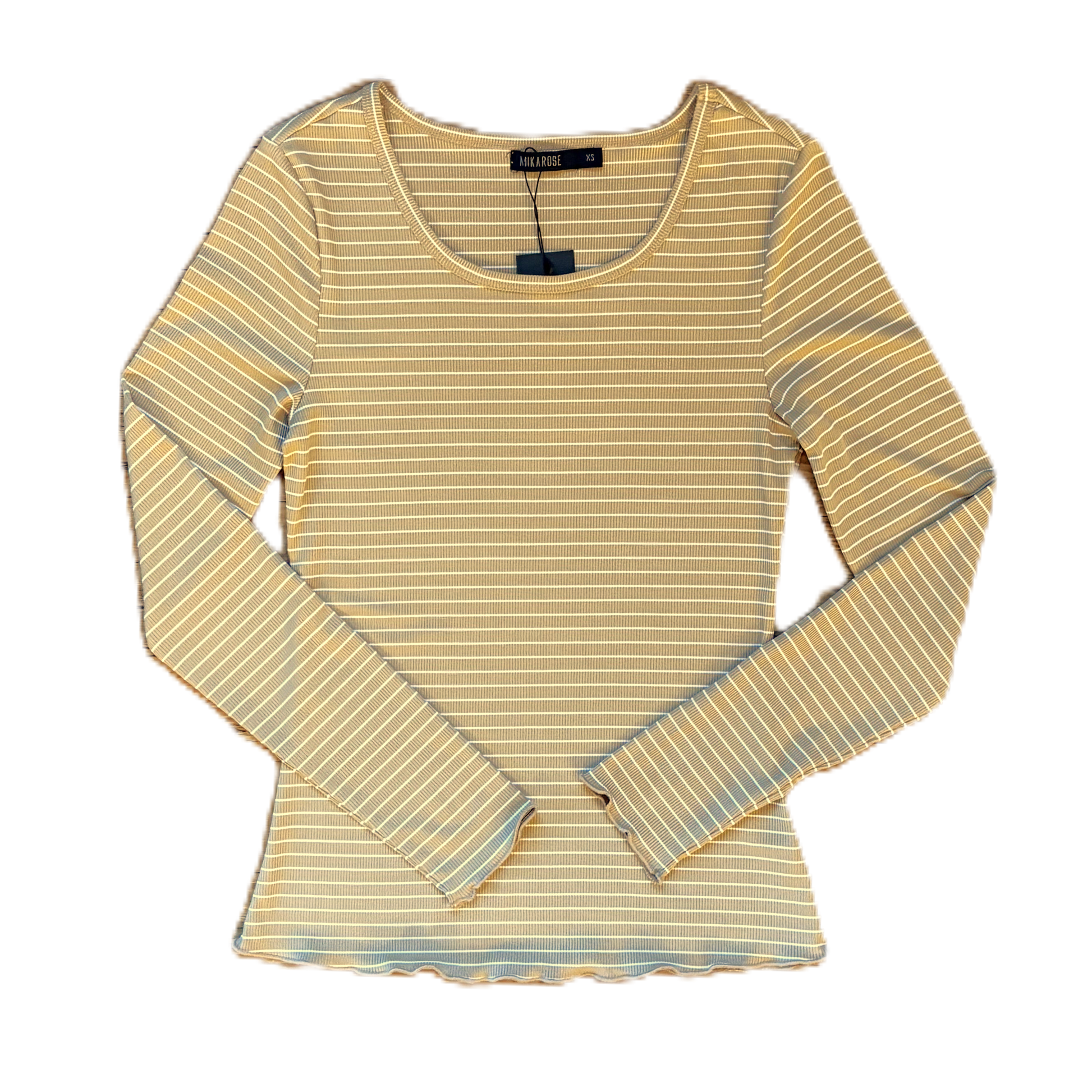 Long Sleeve Ribbed Tee