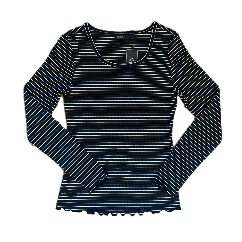 Long Sleeve Ribbed Tee