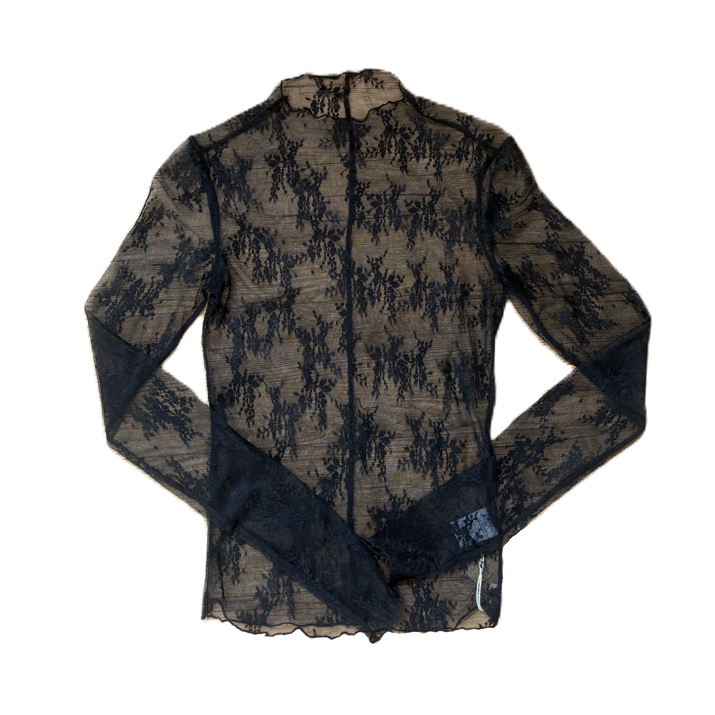 Mesh Long-Sleeve Top