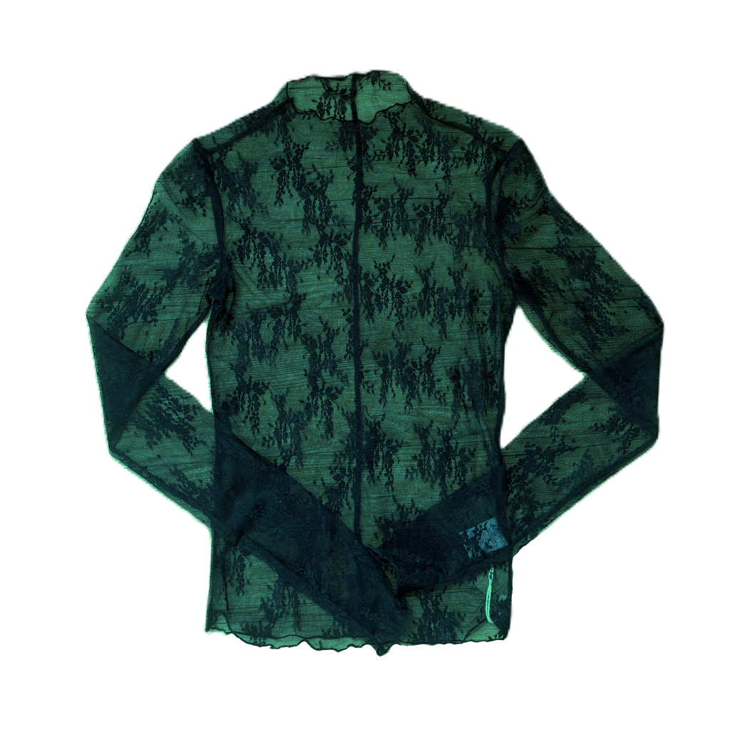 Mesh Long-Sleeve Top