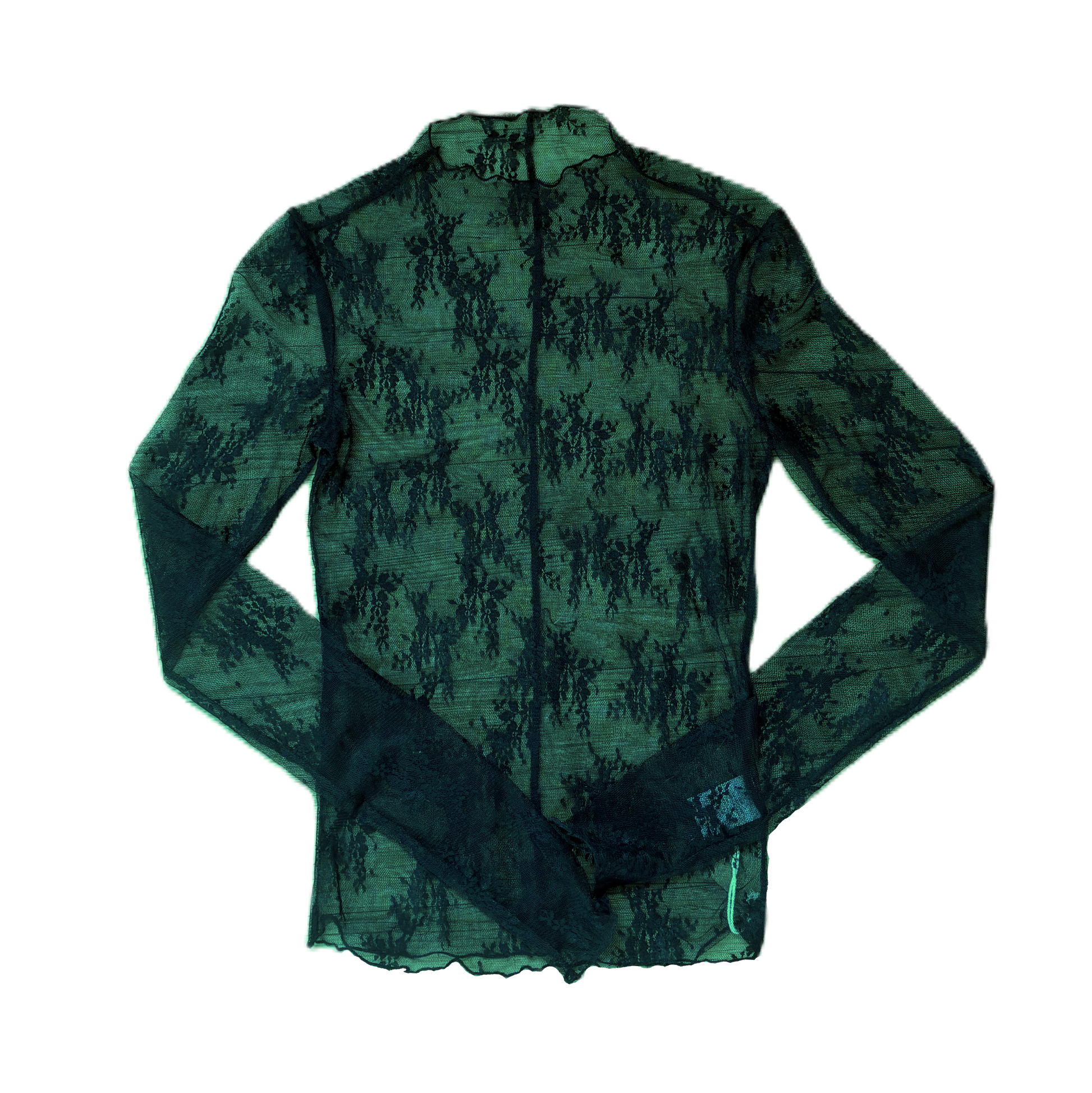 Mesh Long-Sleeve Top