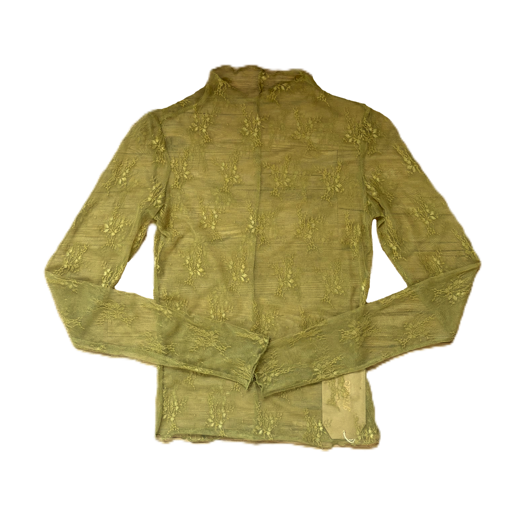 Mesh Long-Sleeve Top