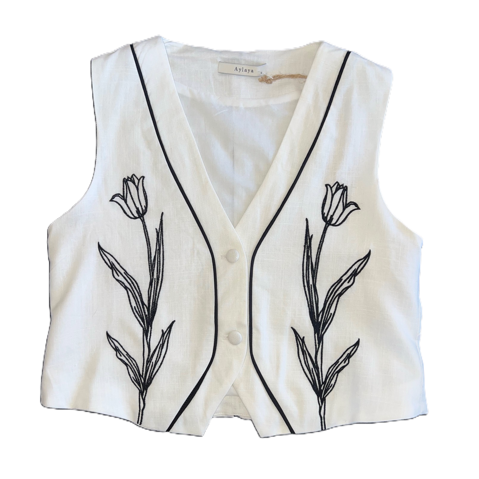 Estonia Linen Blend Vest