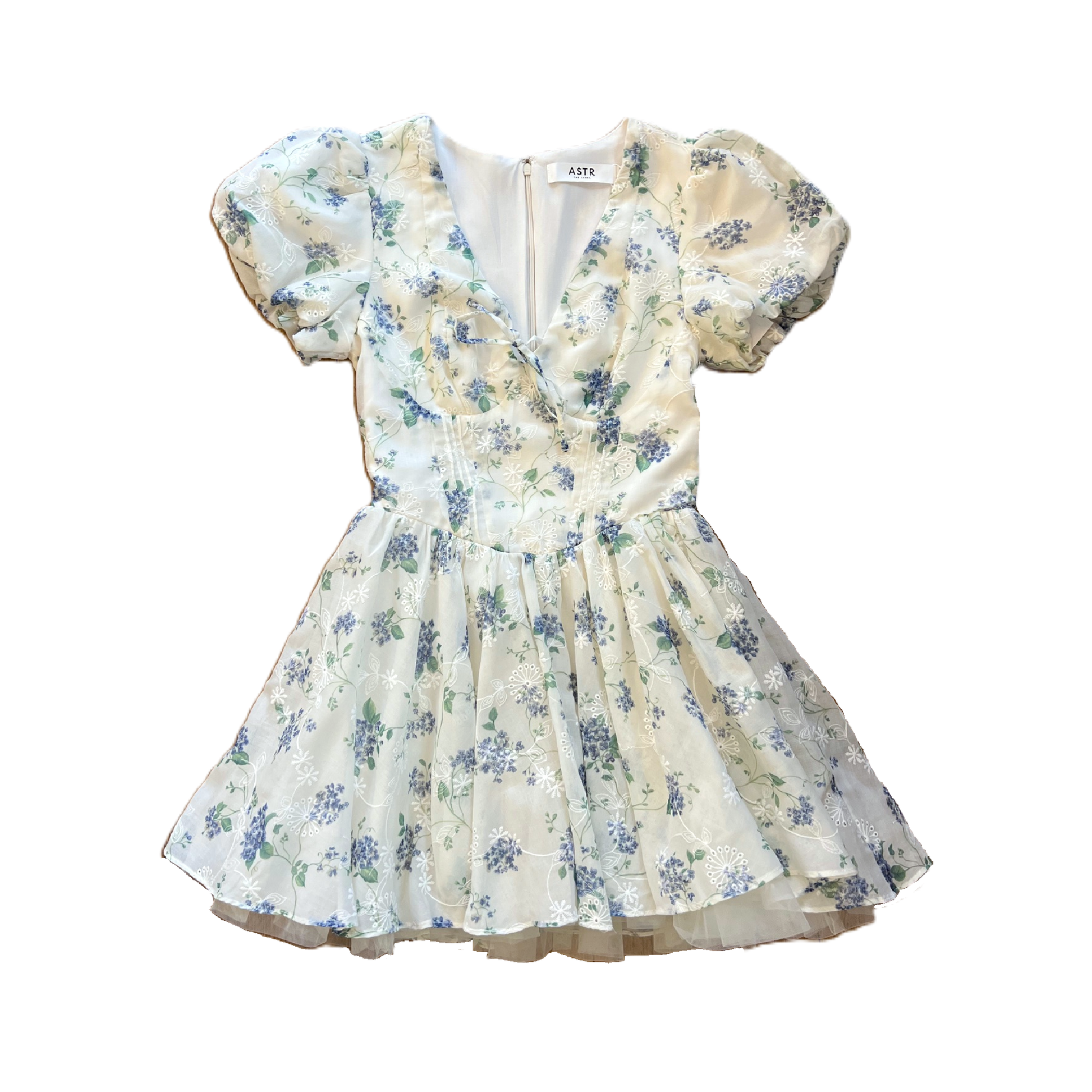 Sommer Puff Sleeve Mini Dress