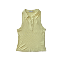 Load image into Gallery viewer, Ribbed &amp; Collared Tank
