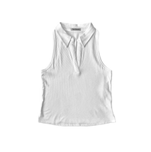 Load image into Gallery viewer, Ribbed &amp; Collared Tank
