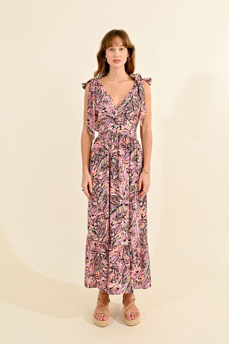 Emylia Print Maxi Dress