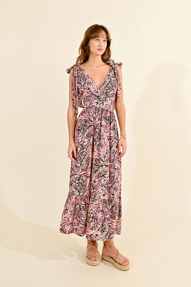 Emylia Print Maxi Dress