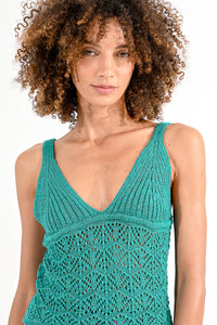 Alva Open Knit Tank