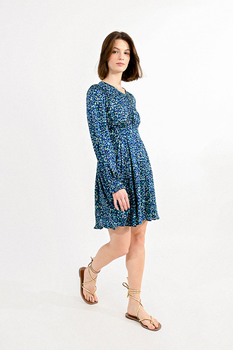 Lara LS Printed Dress