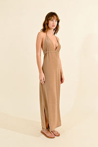 Cleopatra Halter Maxi Dress