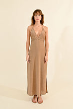 Load image into Gallery viewer, Cleopatra Halter Maxi Dress