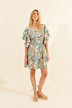 Load image into Gallery viewer, Cora Flutter Sleeve Print Dress