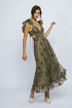 Load image into Gallery viewer, Joie Ruffle Maxi Dress