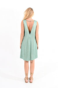 Theia Backless Shift Dress