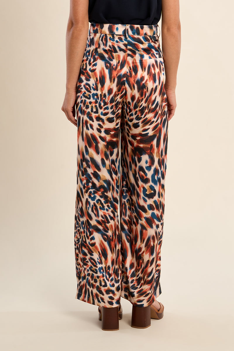 Aya Abstract Print Trouser