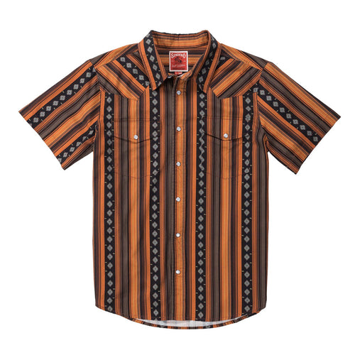 Serape Pearl Snap Button Up