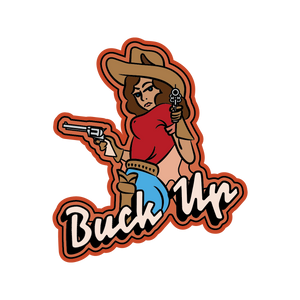 Buck Up Sticker