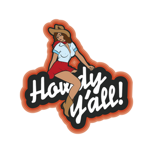 Howdy Y'all Sticker