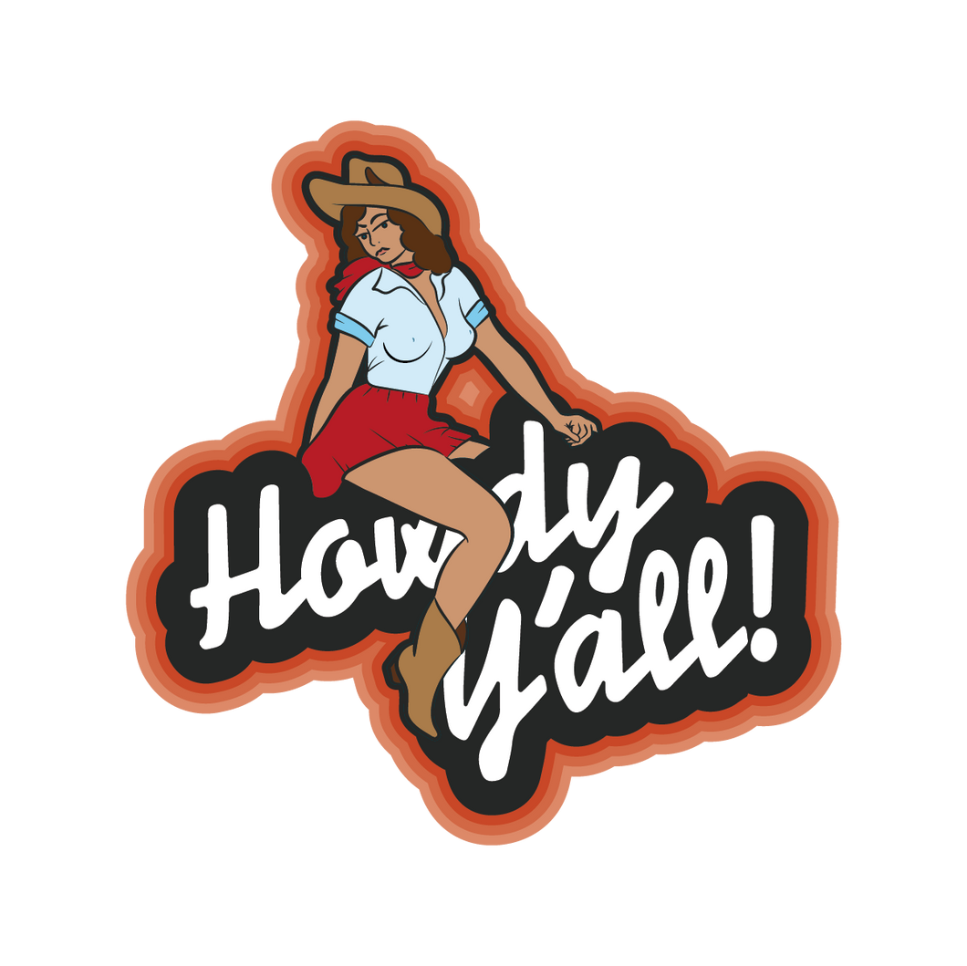 Howdy Y'all Sticker