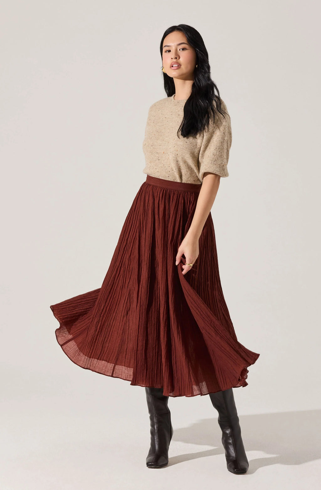 Salome Pleated Skirt