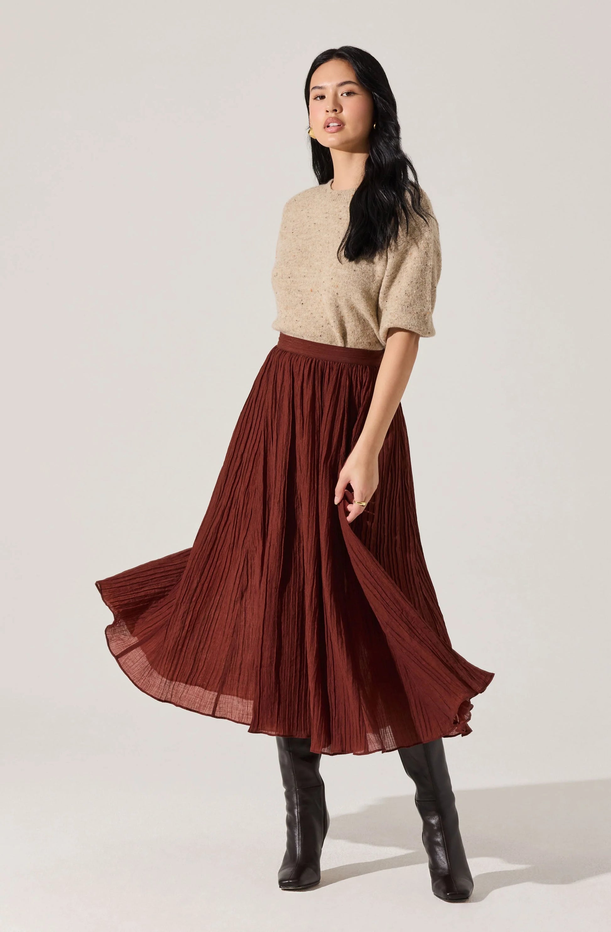 Salome Pleated Skirt