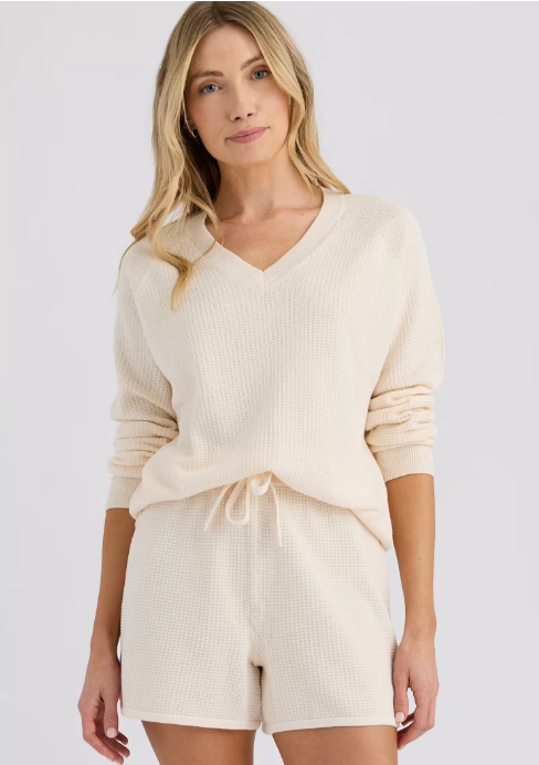 Devoe Waffle Knit Sweater