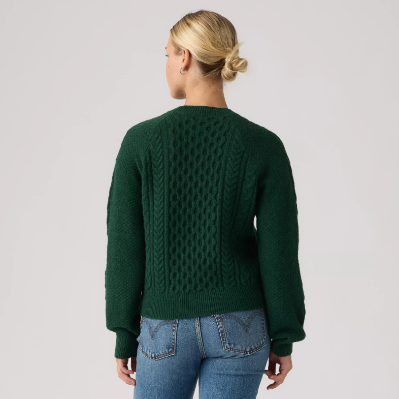 Jolie Cable Crewneck Sweater