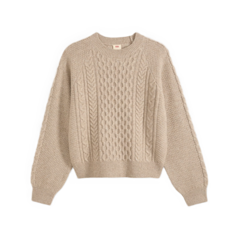 Jolie Cable Crewneck Sweater