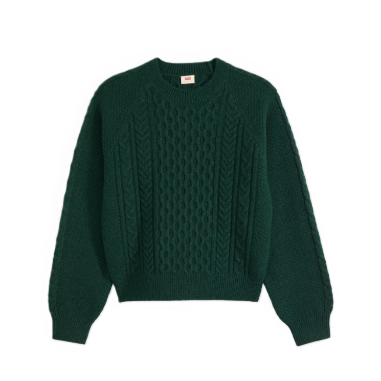 Jolie Cable Crewneck Sweater
