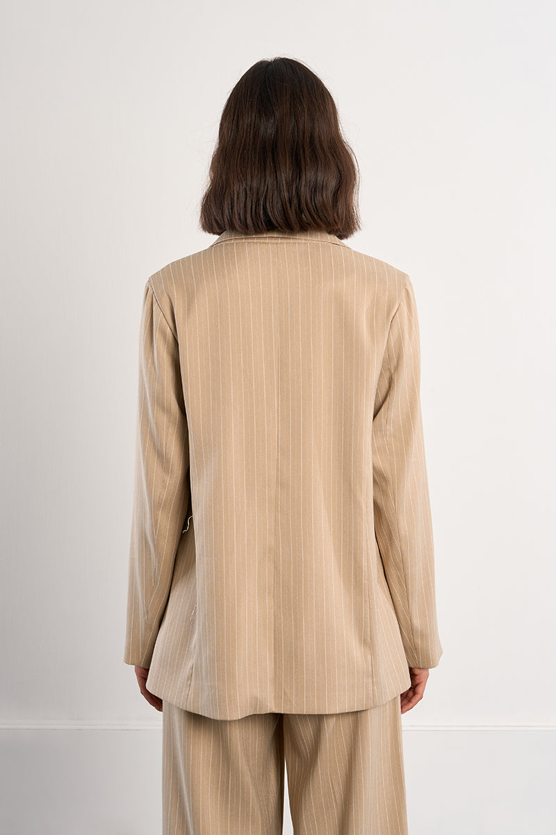 Brigitta Pinstripe Blazer