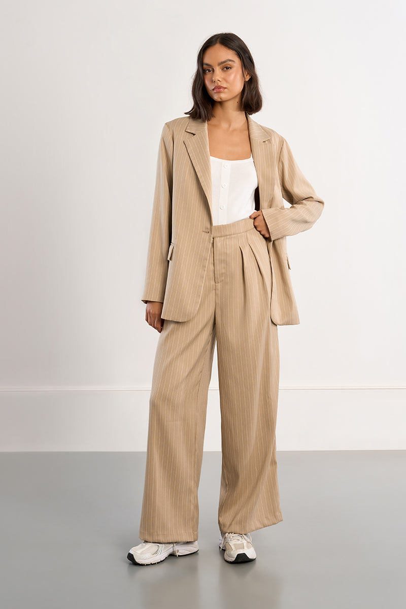 Brigitta Pinstripe Blazer