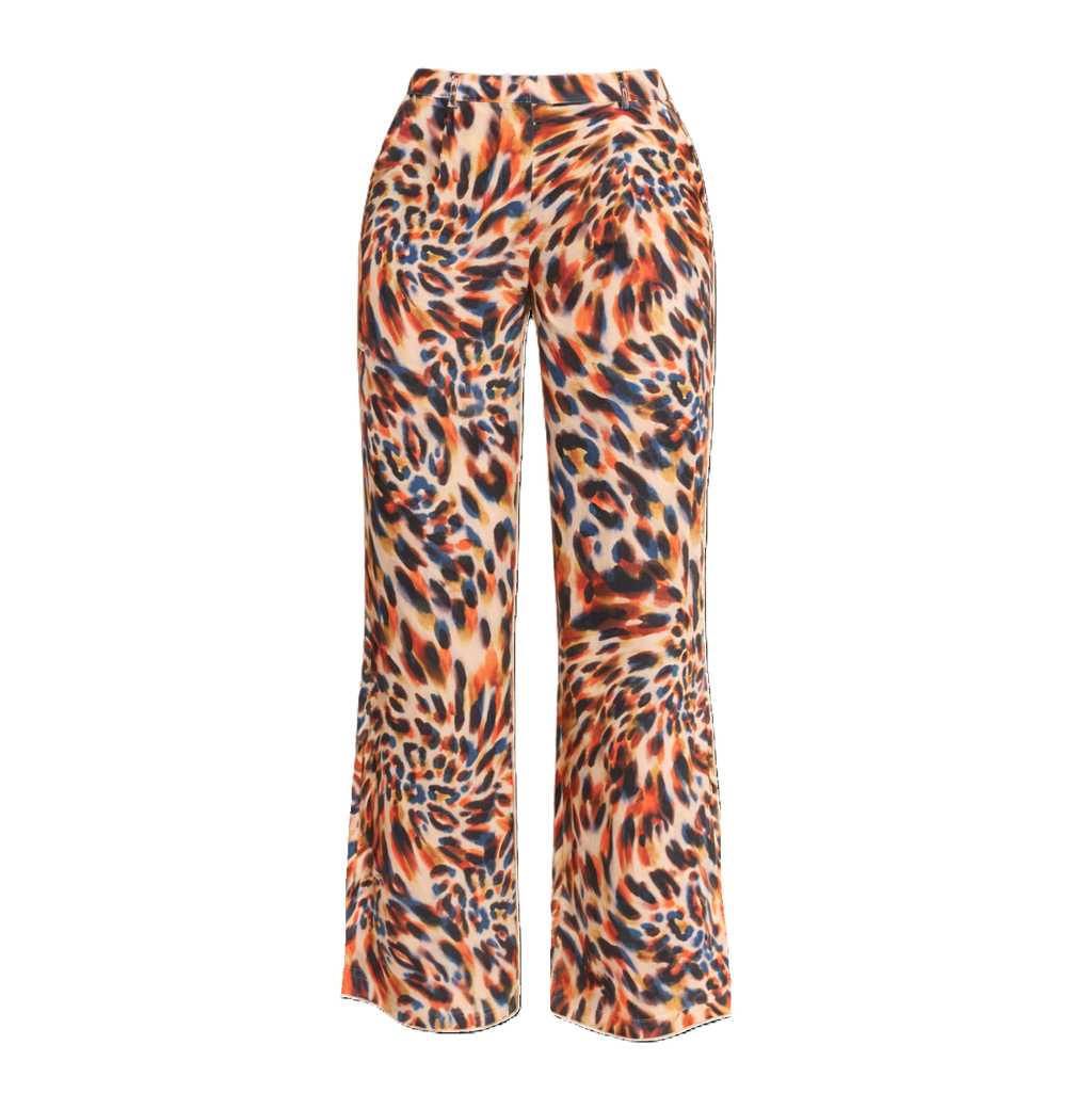 Aya Abstract Print Trouser