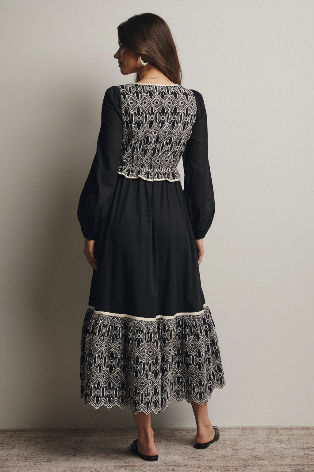 Aggie Embroidered Maxi Dress