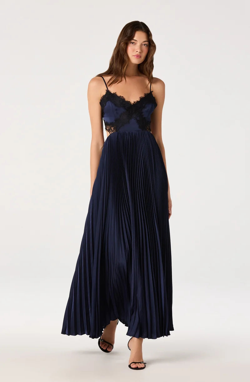 Andy Satin & Lace Dress