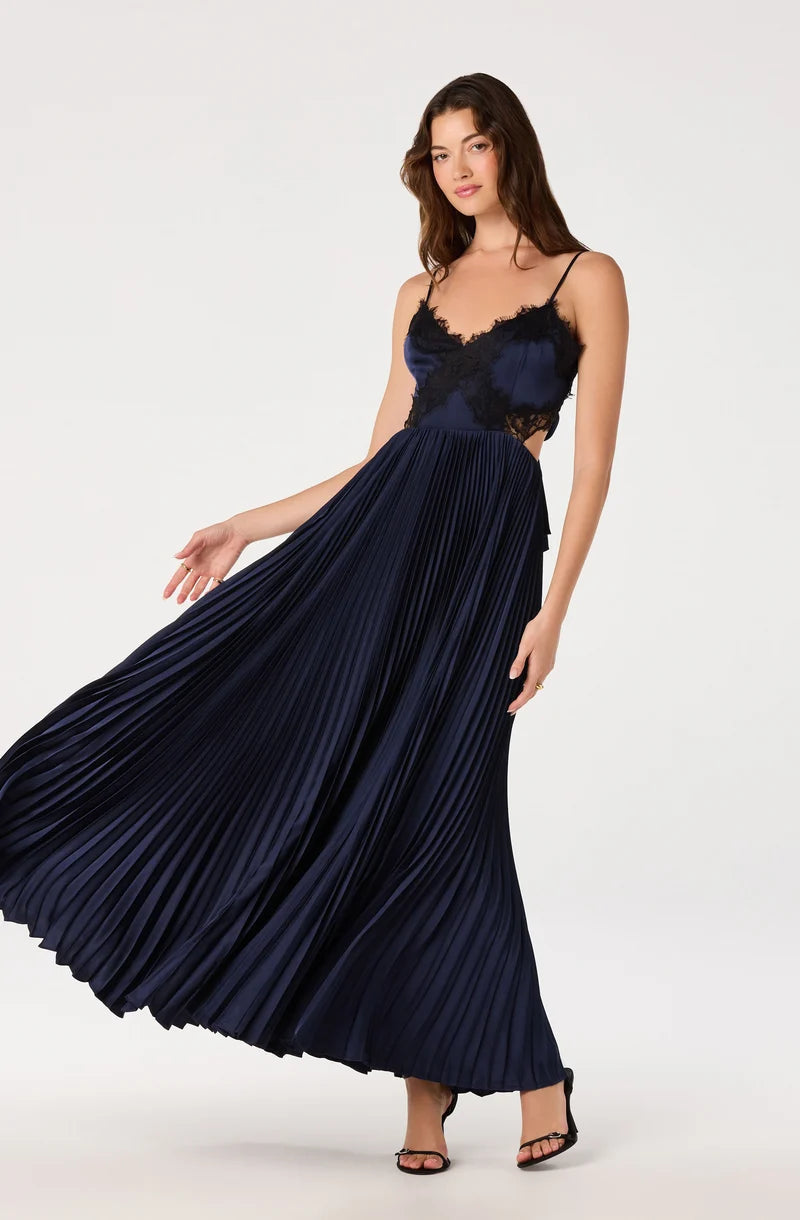 Andy Satin & Lace Dress
