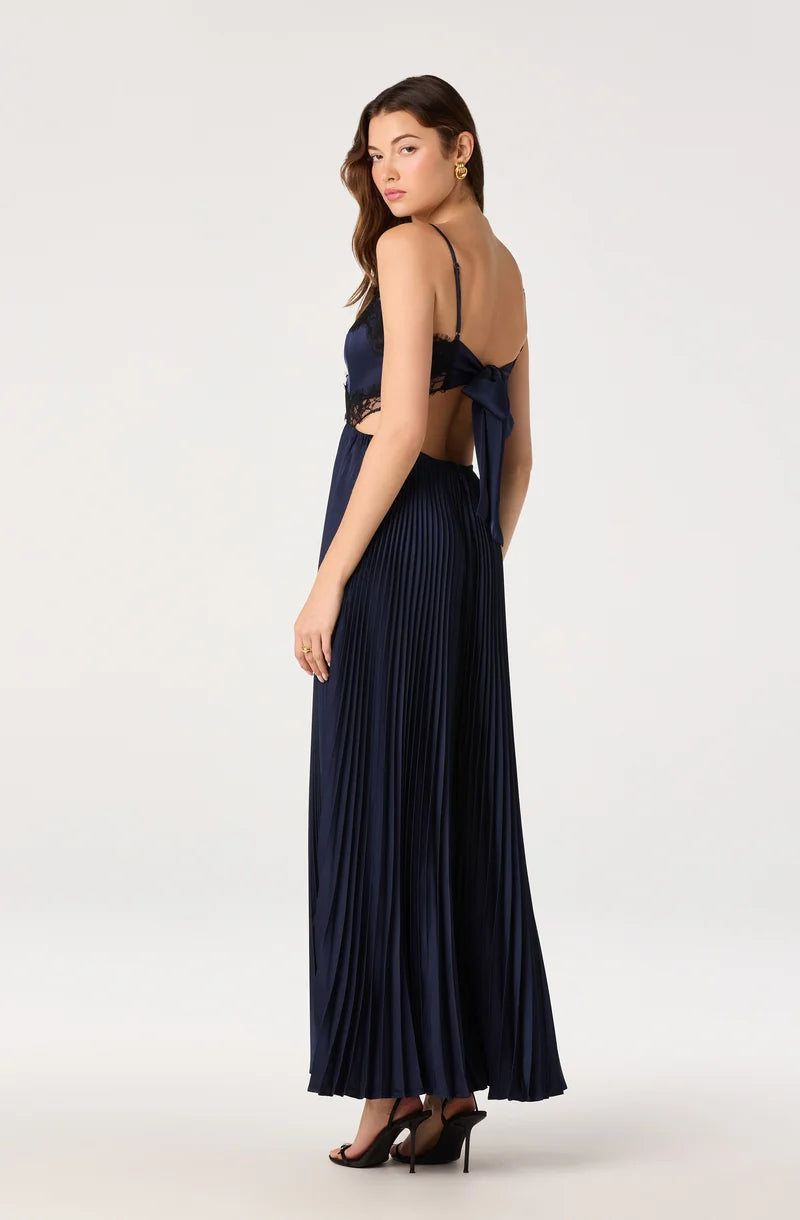 Andy Satin & Lace Dress