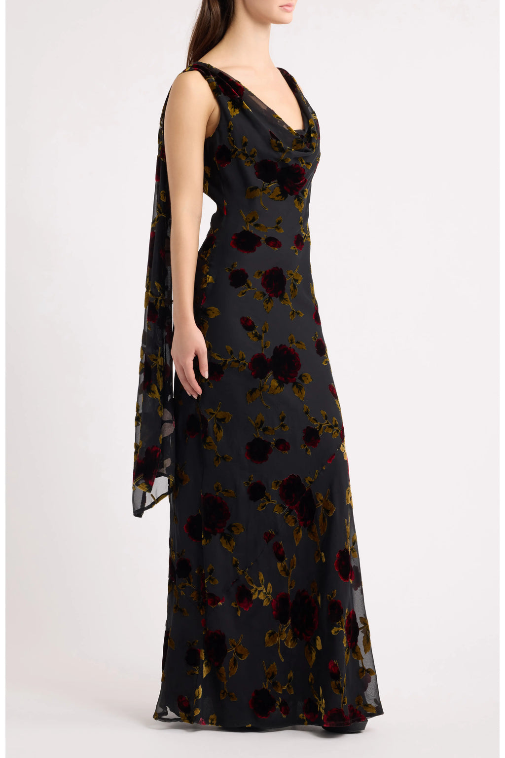 Acher Scarf Maxi Dress