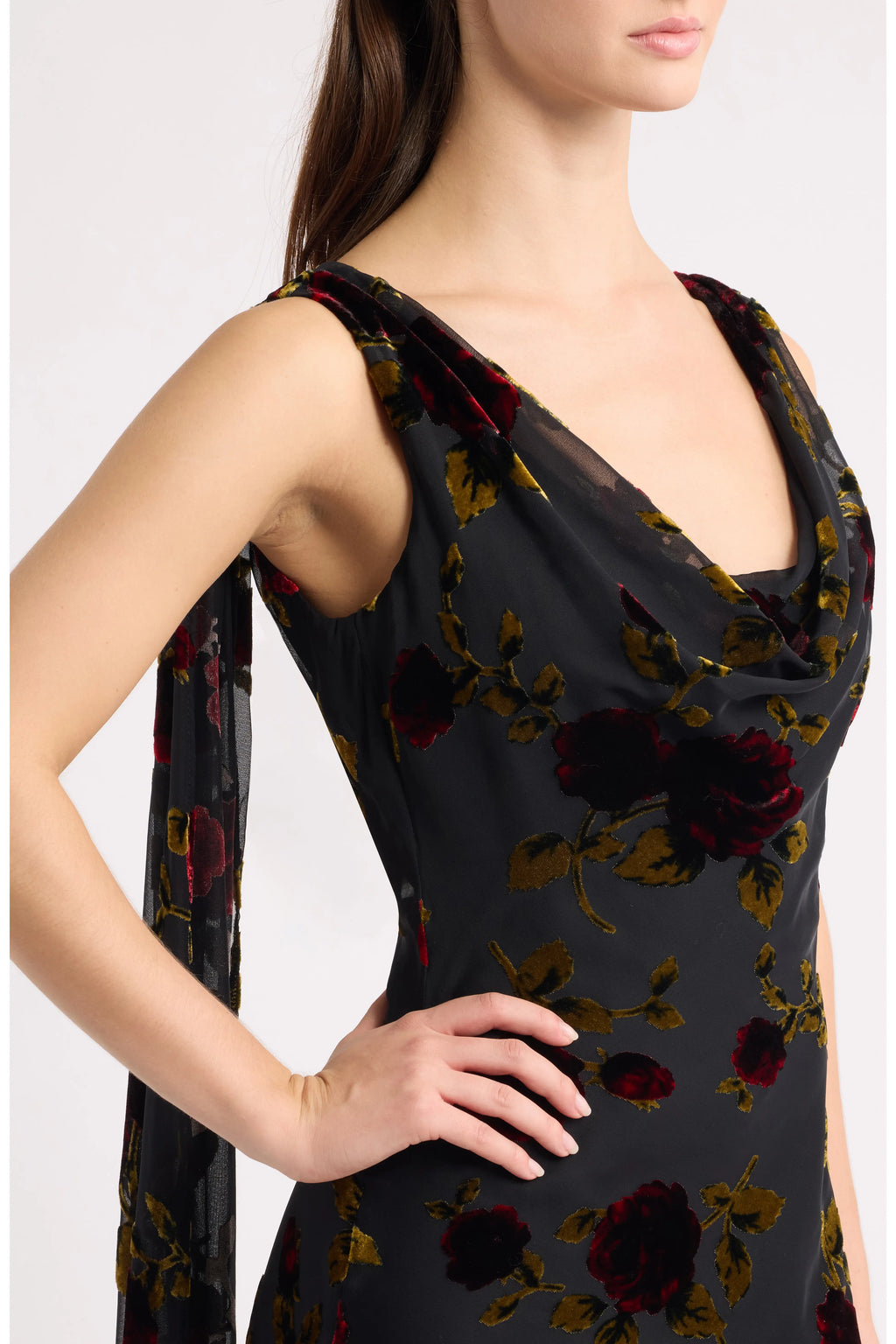 Acher Scarf Maxi Dress