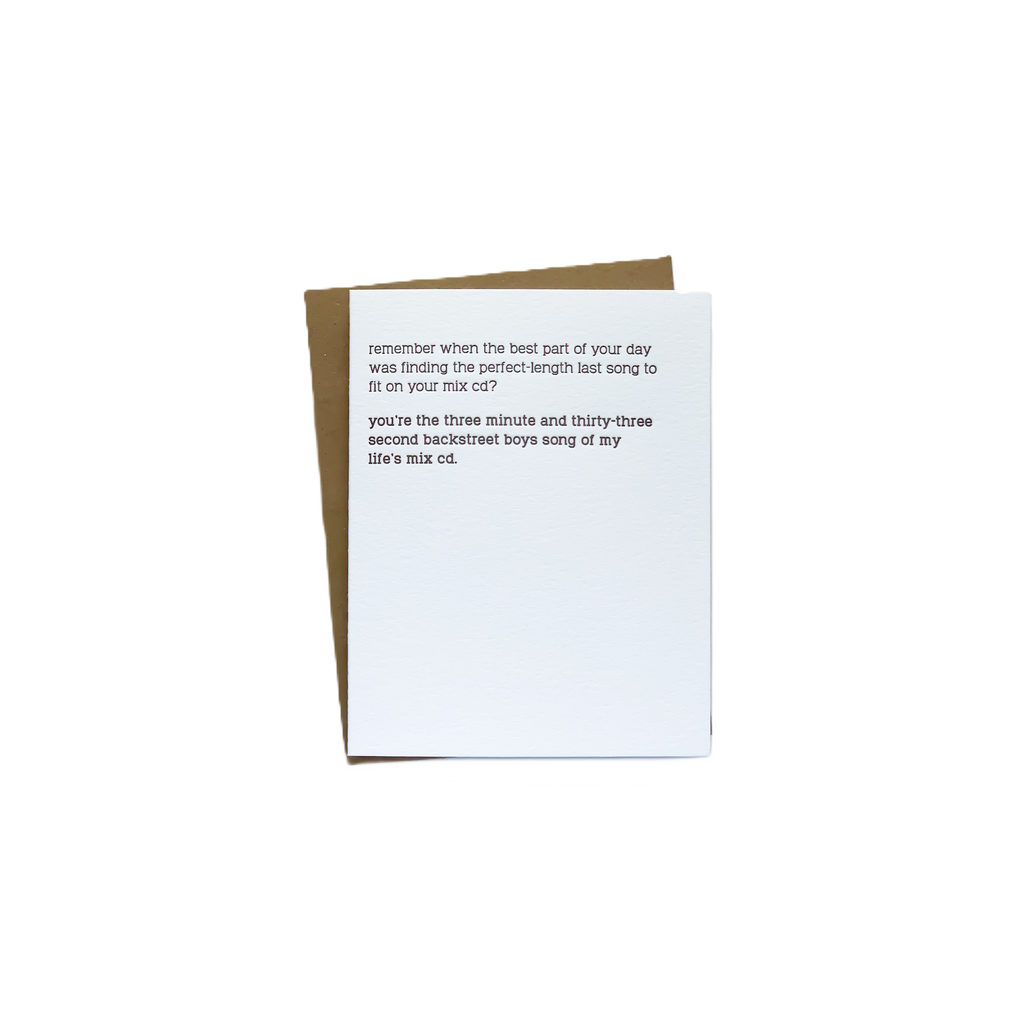 Perfect-Length Song Card