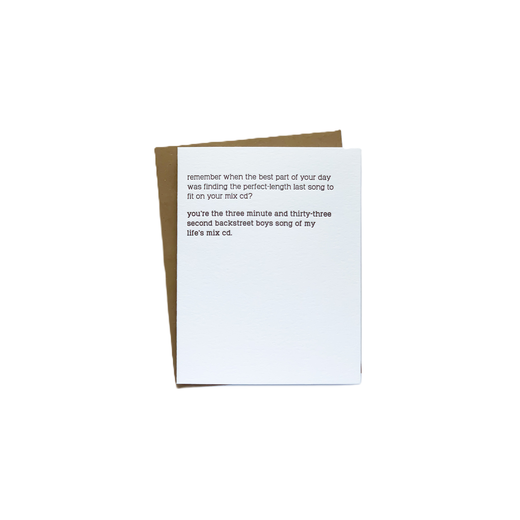 Perfect-Length Song Card